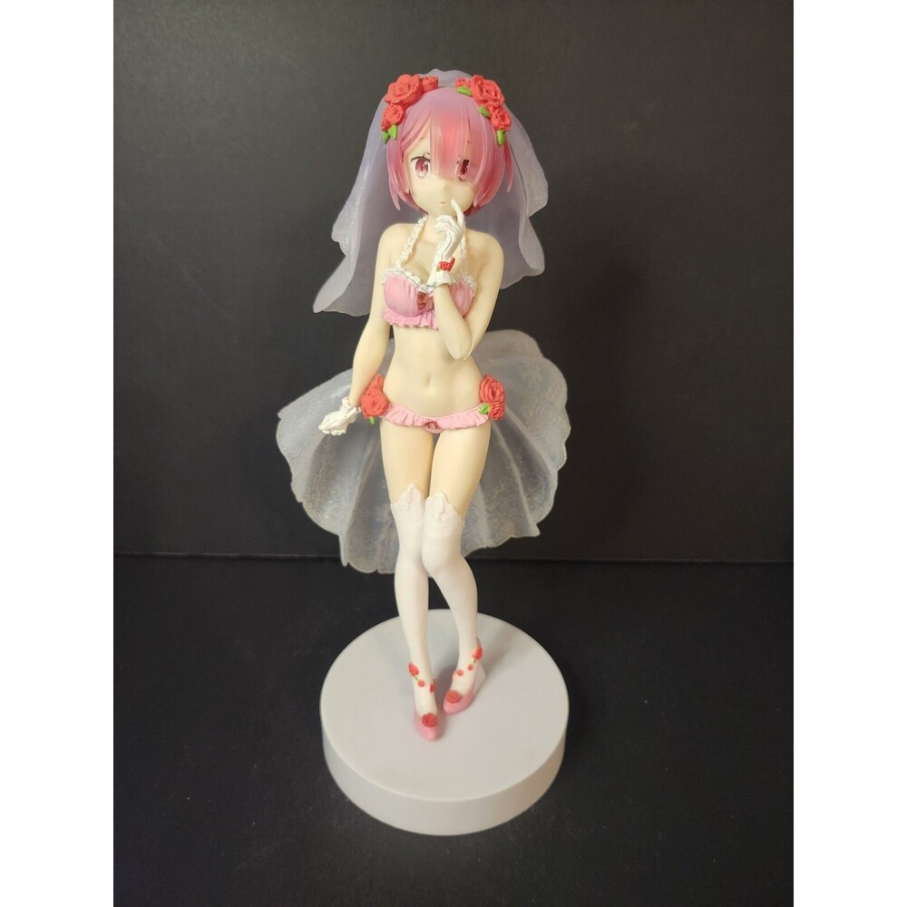 Re Life In Different World From Zero Rezero Exq Figure Ram Swimsuit Wedding Bouq